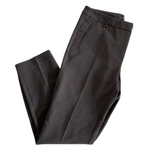 Adrianna Papell Grey Straight Leg Ankle-Length Dress Pants in Size 6